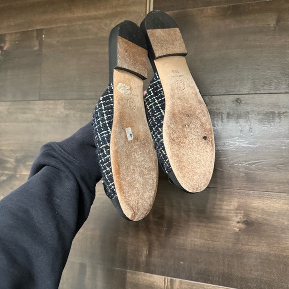 Chanel Black Tweed Slide Sandals - Picture 3 of 3